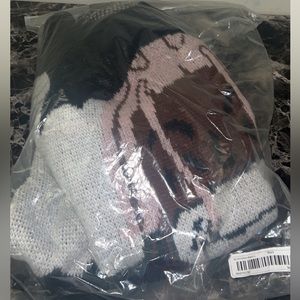 Cartoon Girl Knitted Sweater